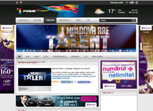 Web Portal of show Moldova are Talent